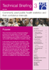 Thumbnail for resource APHO Technical Briefing 3: Commonly Used Public Health Statistics and their Confidence Intervals